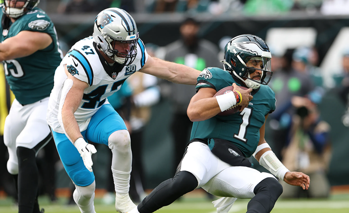 Philadelphia Eagles vs Carolina Panthers match player stats