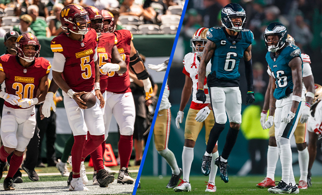 Washington Commanders vs Philadelphia Eagles match player stats