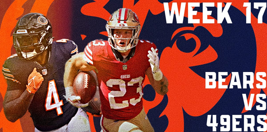 Chicago Bears vs 49ers Match Player Stats