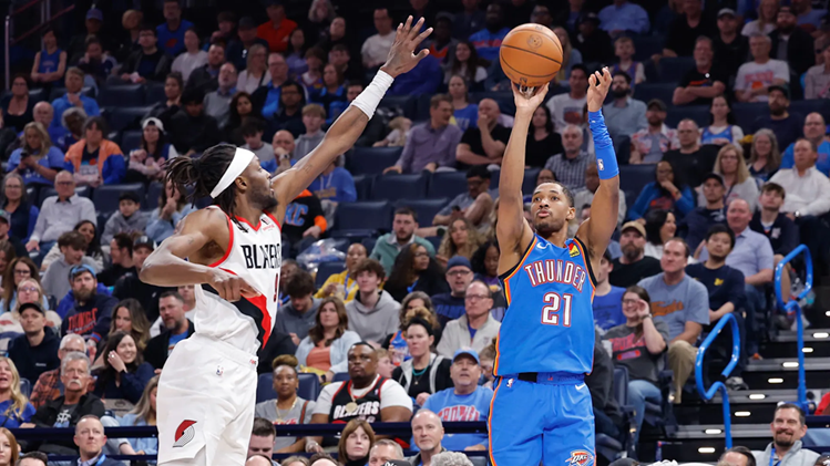 Portland Trail Blazers vs Oklahoma City Thunder match player stats